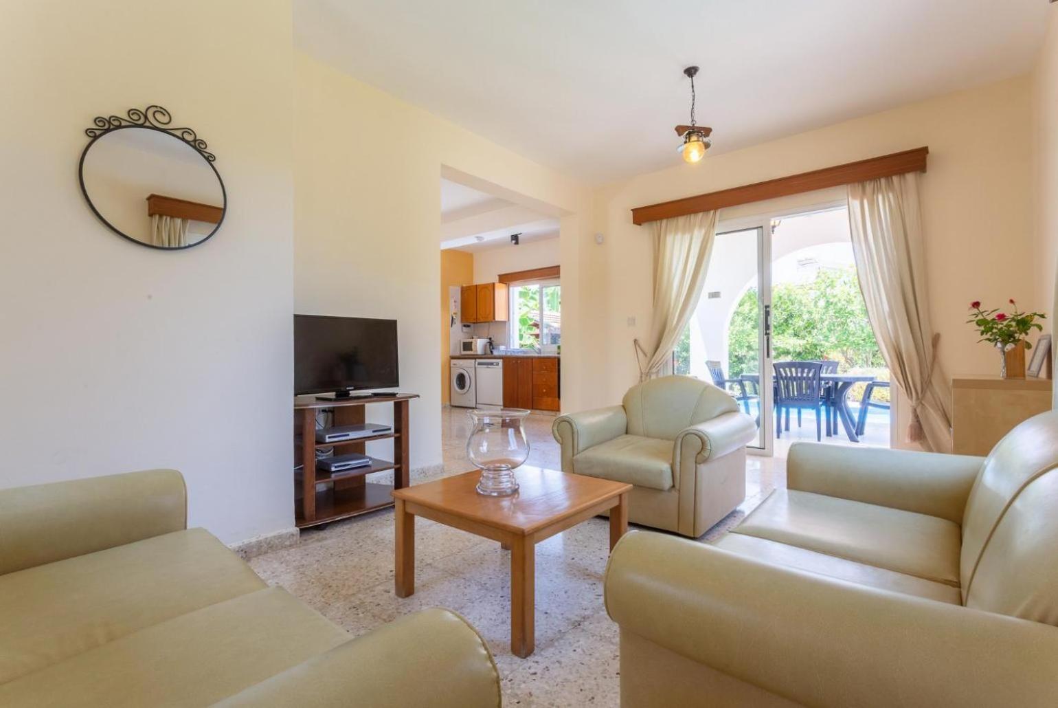 Sun Beach Villa Thio Polis ภายนอก รูปภาพ