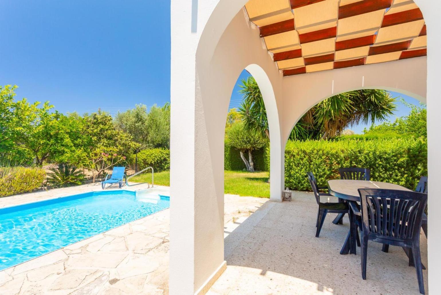 Sun Beach Villa Thio Polis ภายนอก รูปภาพ