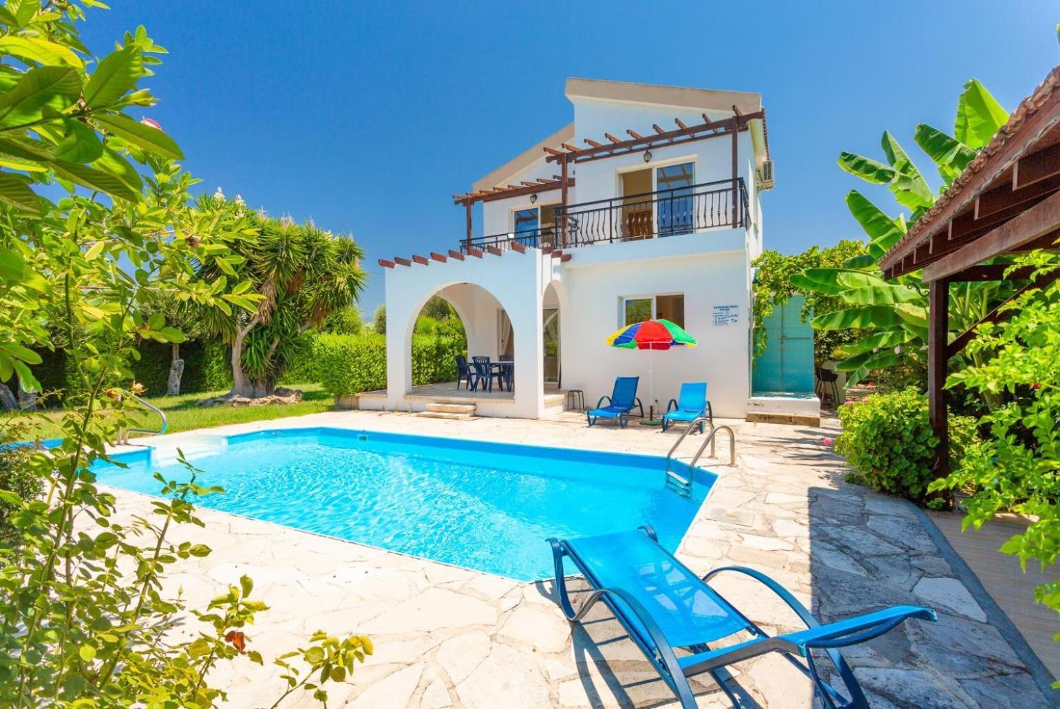 Sun Beach Villa Thio Polis ภายนอก รูปภาพ